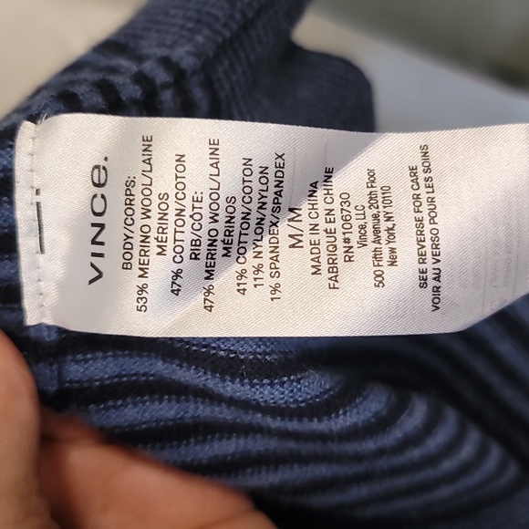 Vince M merino/cotton - Picture 3 of 5